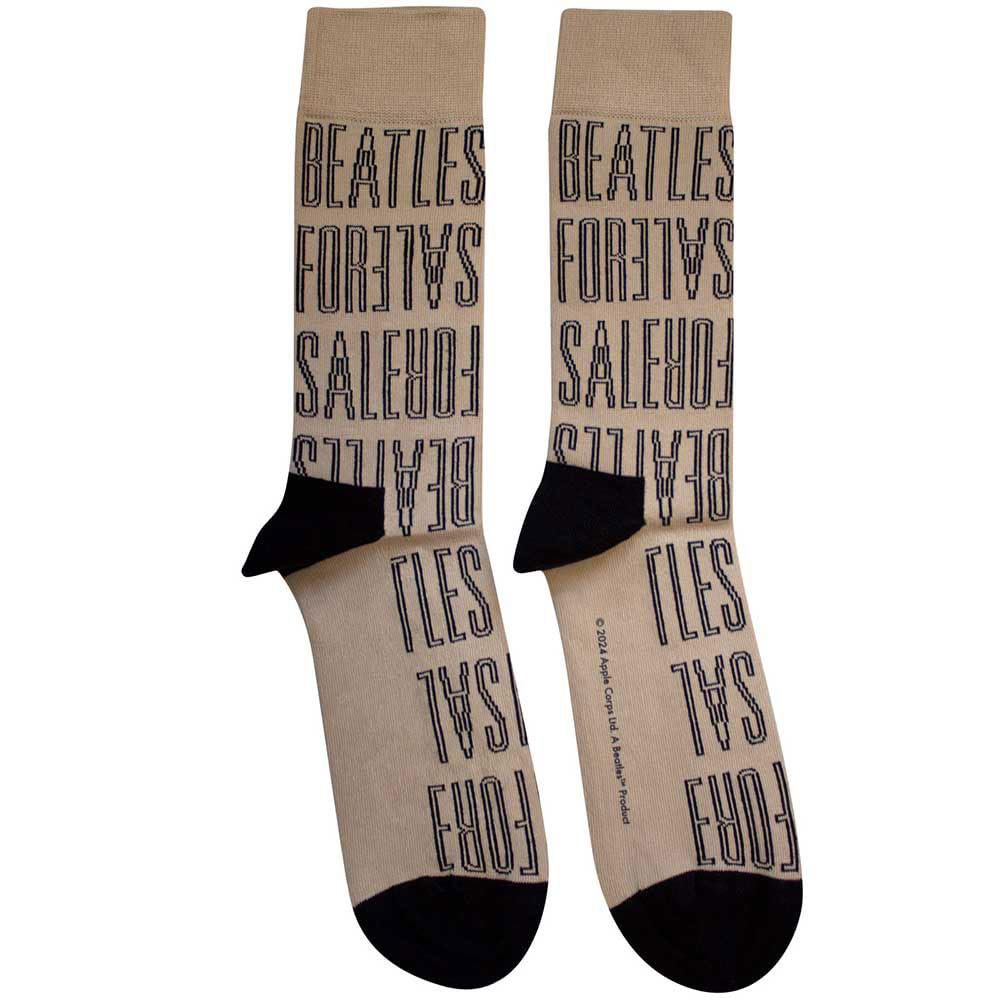 Beatles - The - The Beatles Ankle Socks: For Sale Text Outlines Repeat
