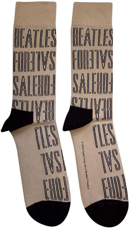 Beatles - The - The Beatles Ankle Socks: For Sale Text Outlines Repeat