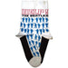 Rock Off officially licensed products The Beatles Help Silhouettes Repeat Ankle Socks One Size