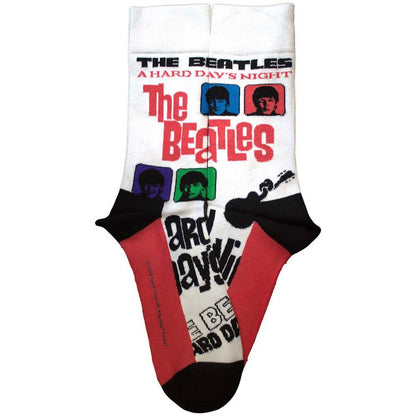 Beatles - The - The Beatles Ankle Socks: A Hard Day`S Night Colours