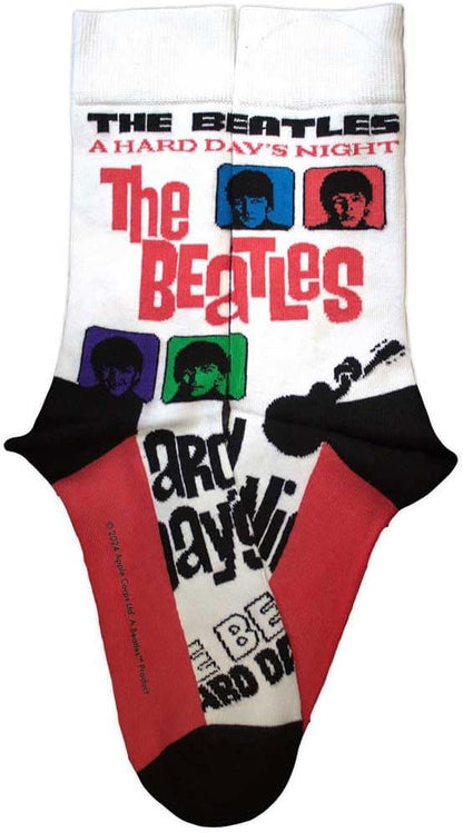 Beatles - The - The Beatles Ankle Socks: A Hard Day`S Night Colours