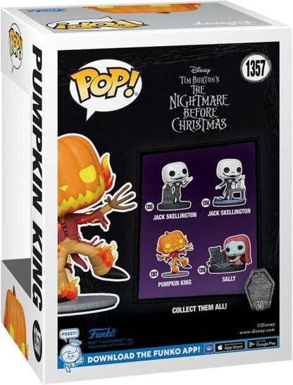 Nightmare Before Christmas 30Th Anniversary Pop! Disney Vinyl Figure Pumpkin King(Gw) 9 Cm