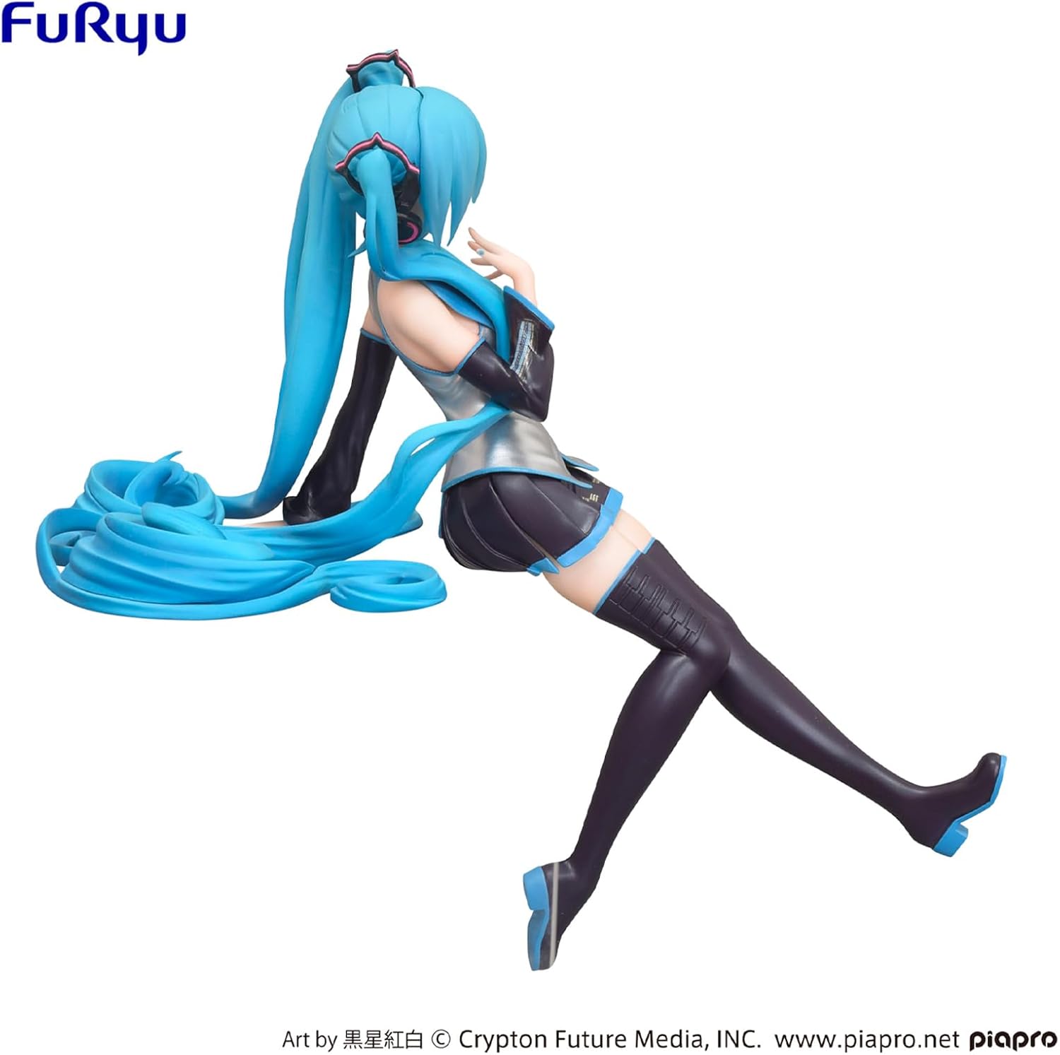 Furyu Hatsune Miku Kurobhi Kouhaku Ver. 14 cm Hatsune Miku Noodle Stopper