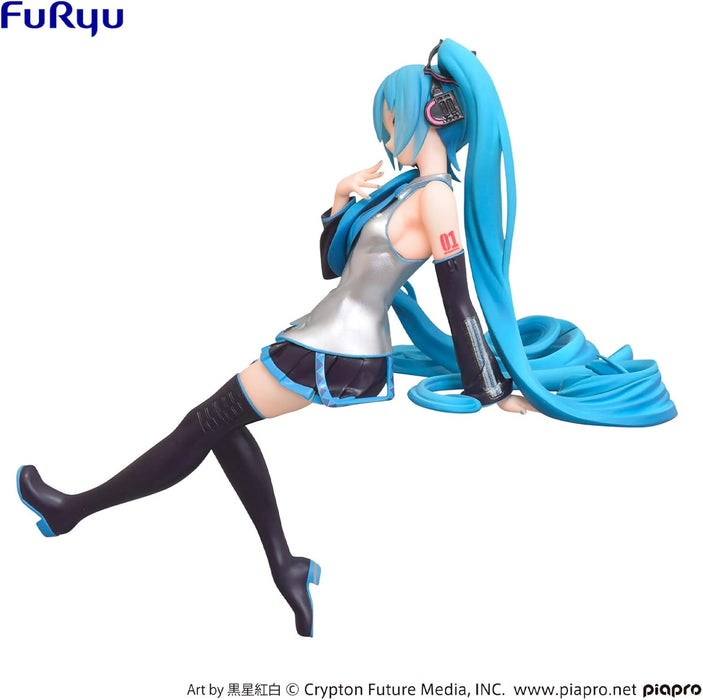 Hatsune Miku Noodle Stopper Pvc Statue Kuroboshi Kouhaku Ver. (Re-Run) 14 Cm