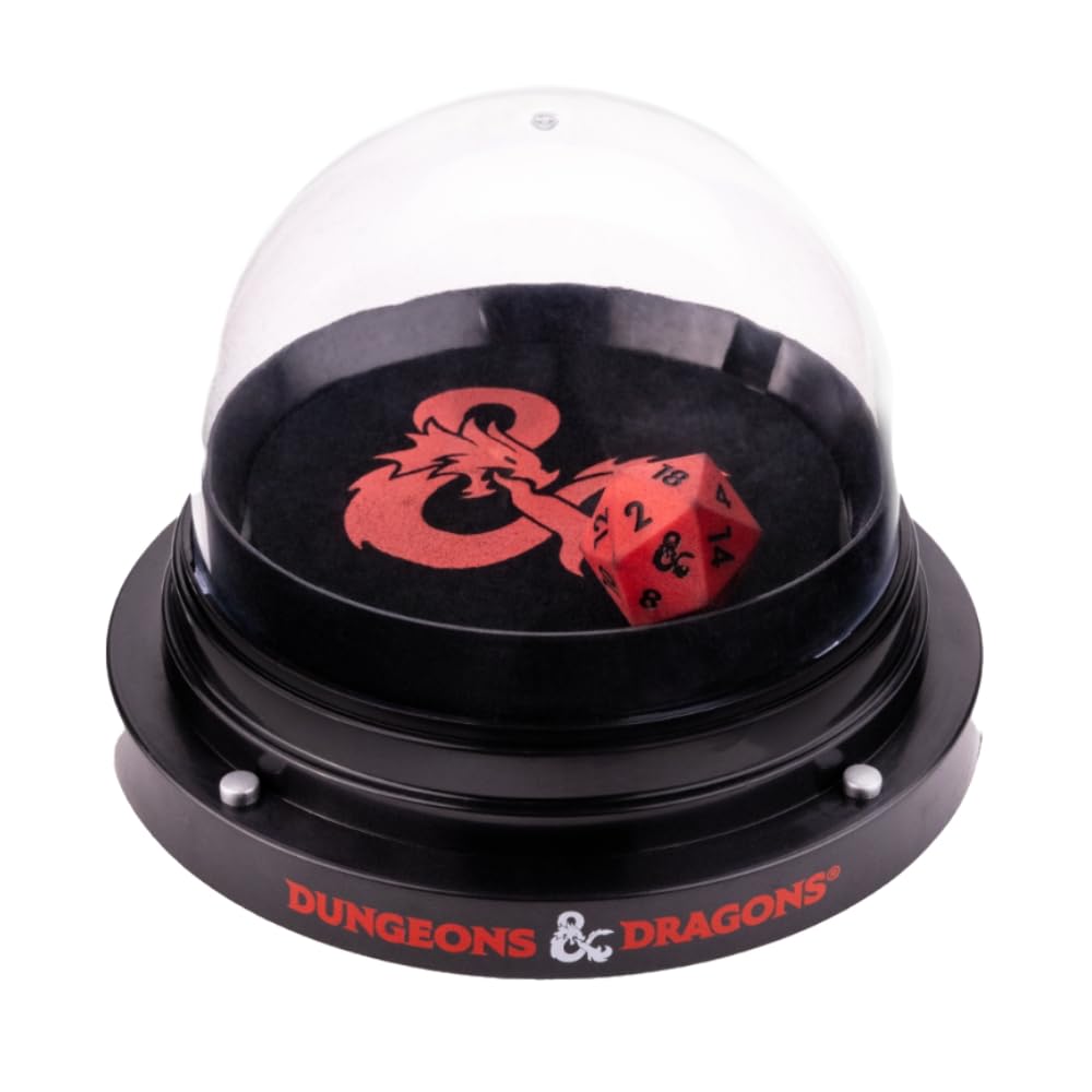 D&D Orb of Possibility Dice Roller with Silicone d20, Removable lid