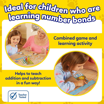 Orchard Toys Number Bears Maths Games for Children to Learn Addition & Subtraction and Number Bonds to 20, First Board Game for Kids, Makes Learning Maths Fun, Educational Toys for 5+ Year Olds