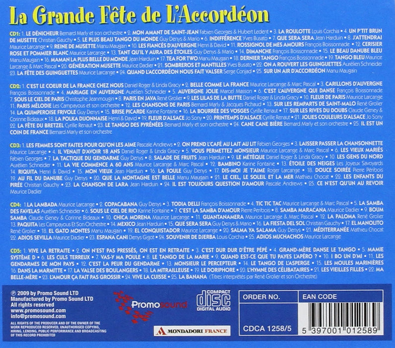 La Grande Fete De L Accordeon 125 Succes