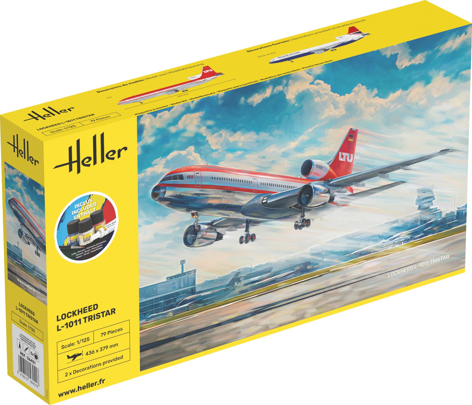 Heller 56451 STARTER KIT Tristar LTU 1/125