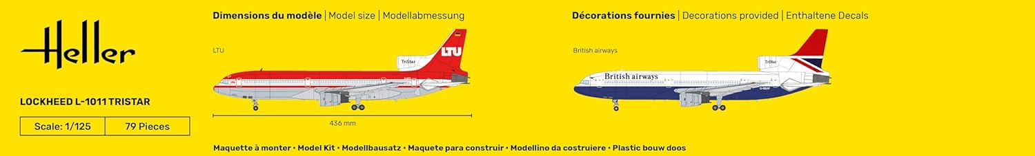 Heller 56451 STARTER KIT Tristar LTU 1/125
