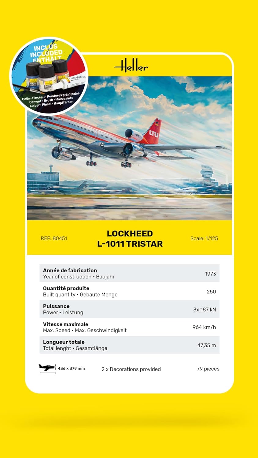 Heller 56451 STARTER KIT Tristar LTU 1/125