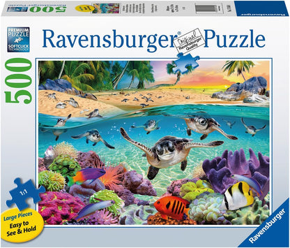 Puzzel 500 stuks zeeschildpadden