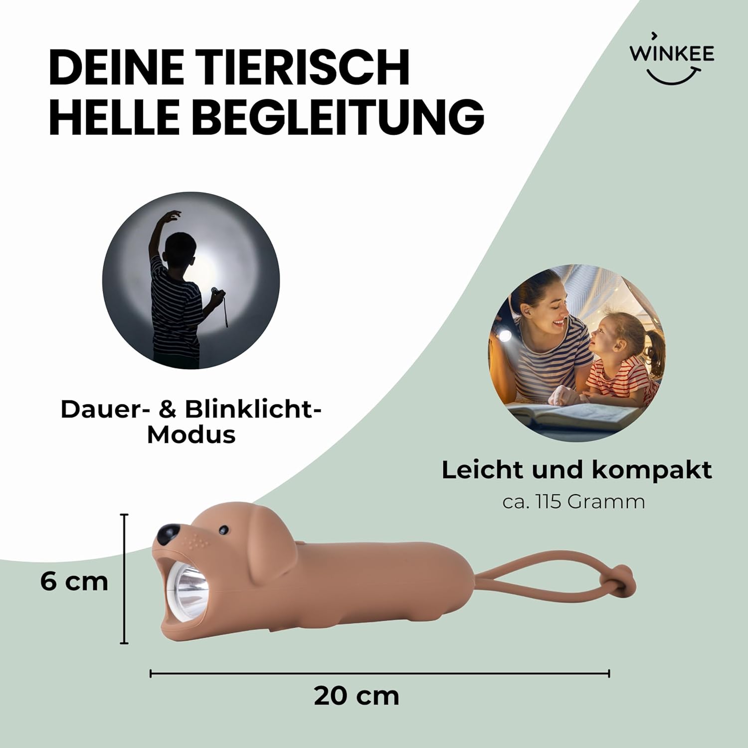 Winkee - Flashlight Dog - (18435)