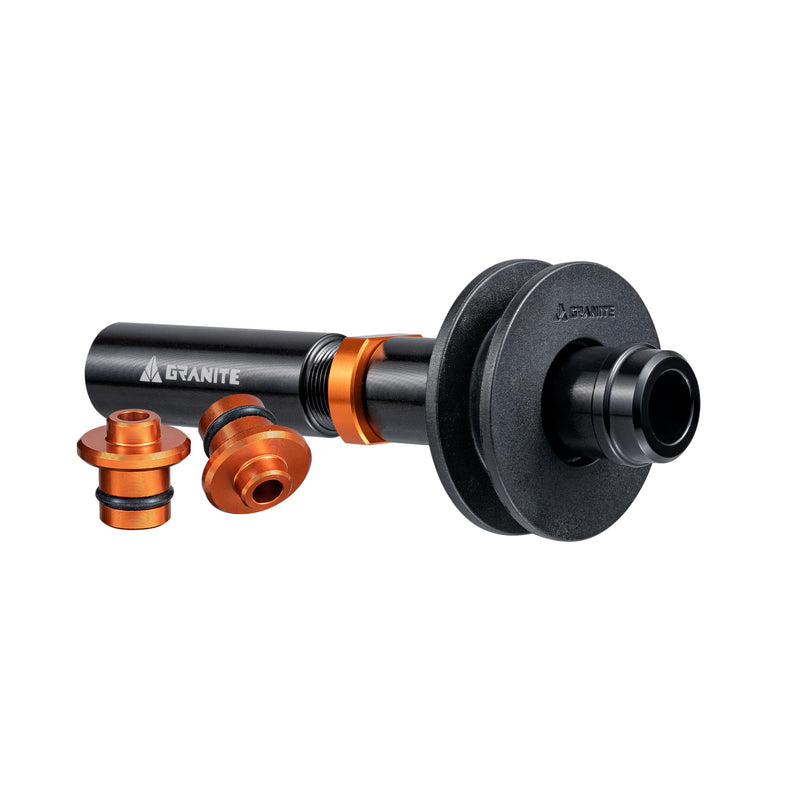Chaindock Transportachse für Fahrräder, Schwarz, 130mm–157mm
