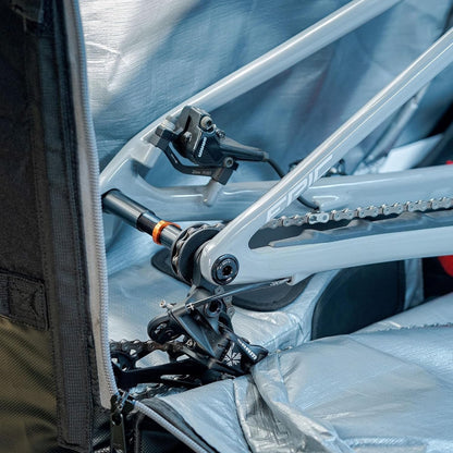 Chaindock Transportachse für Fahrräder, Schwarz, 130mm–157mm
