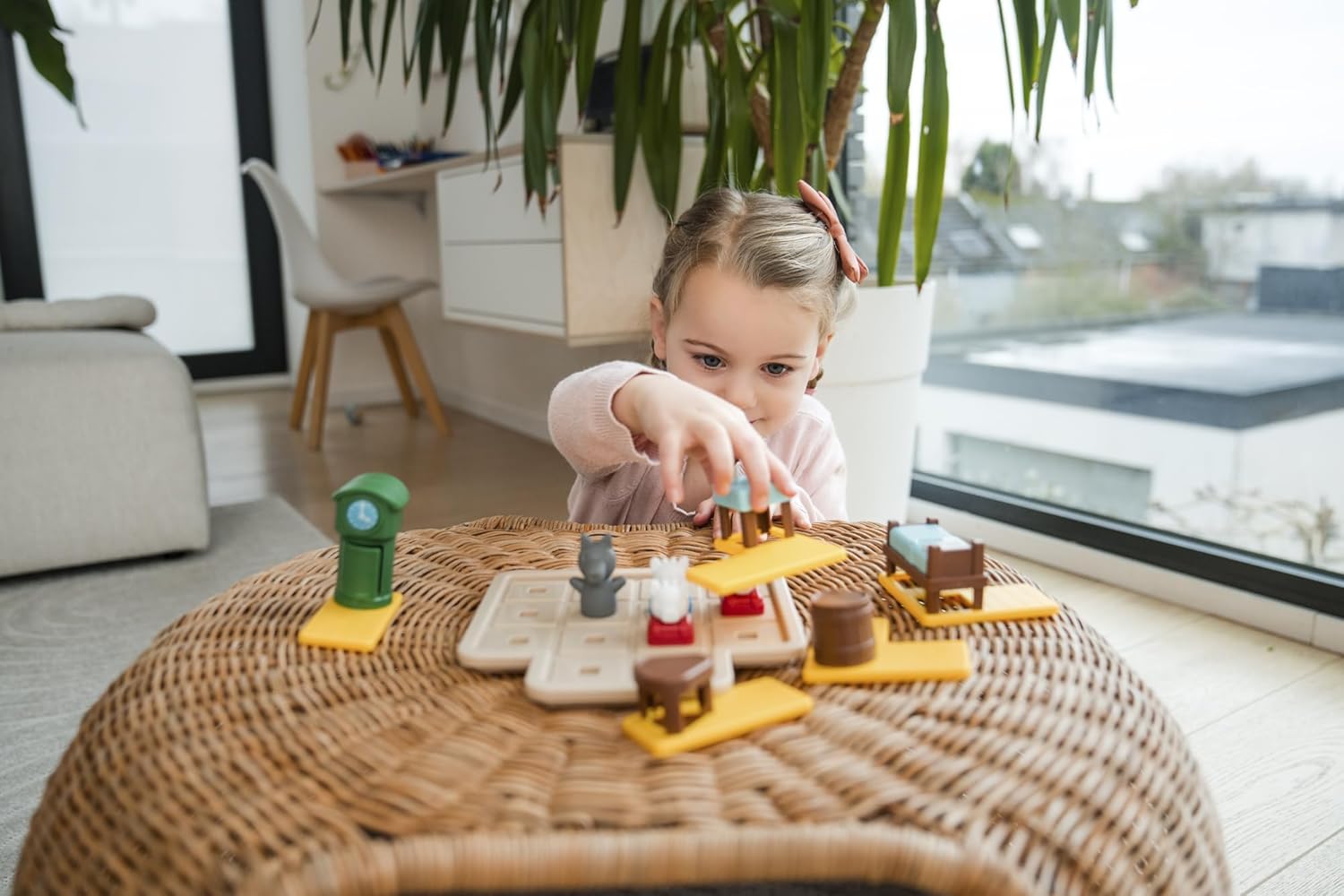 SmartGames - Wolf and 7 Goats - Educatief puzzelspel - Hersenbreker - Logica en denkuitdagingen op meerdere niveaus - 1 speler - Meertalig - SG 027