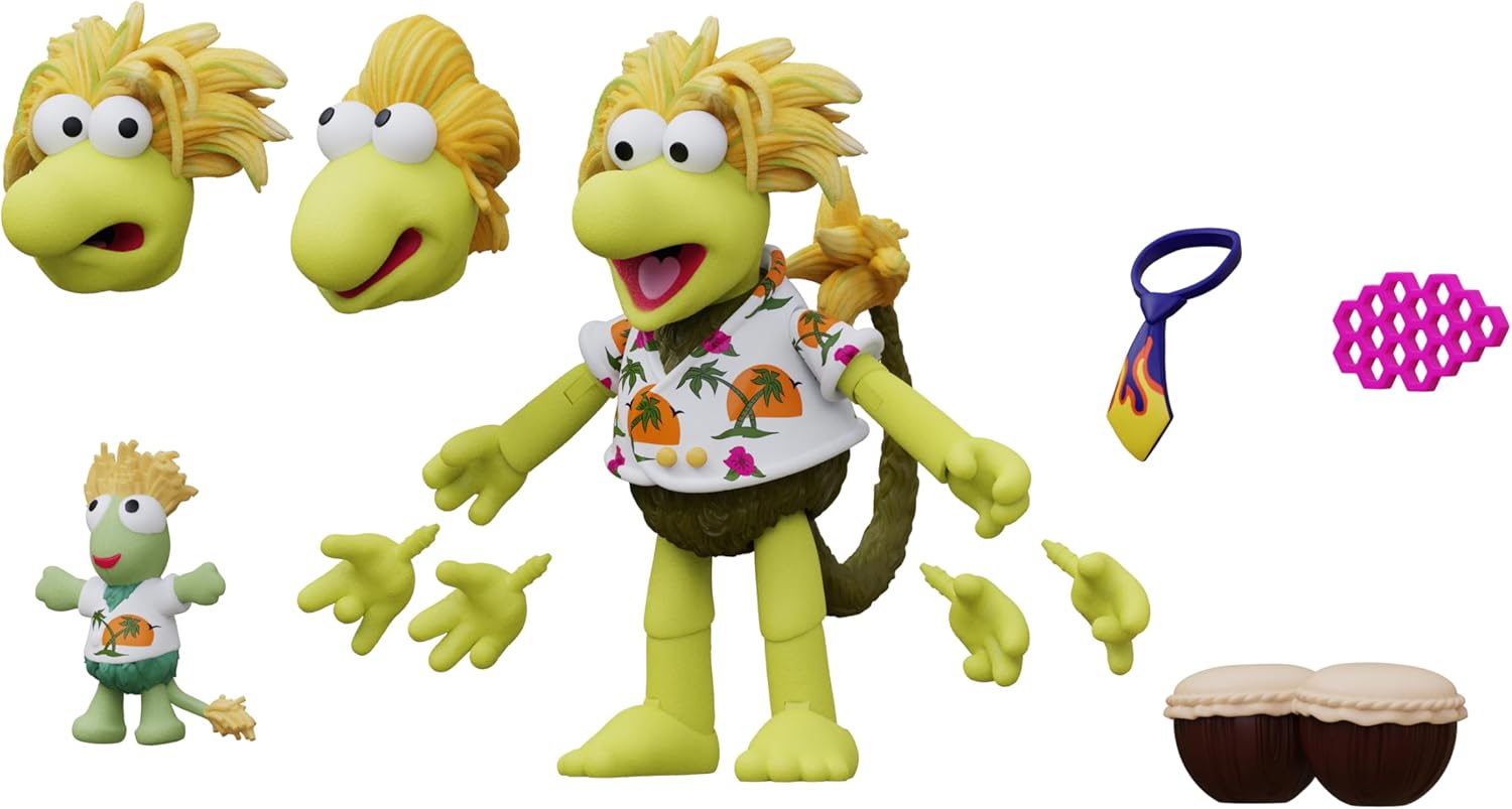 Boss Fight Studio Fraggle Rock Wembley Premium Collectible Action Figure - Highly Articulated Collectible and Customizable Figurine with Interchangeable Parts and Accessories - 1:12 Scale