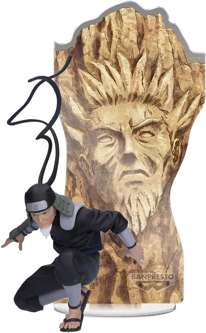 Banpresto Hiruzen Sarutobi Naruto Shippuden Panel Spectacle, 7 cm, BP28808P, Multicoloured, Collectable Figure, Ideal for Anime Fans