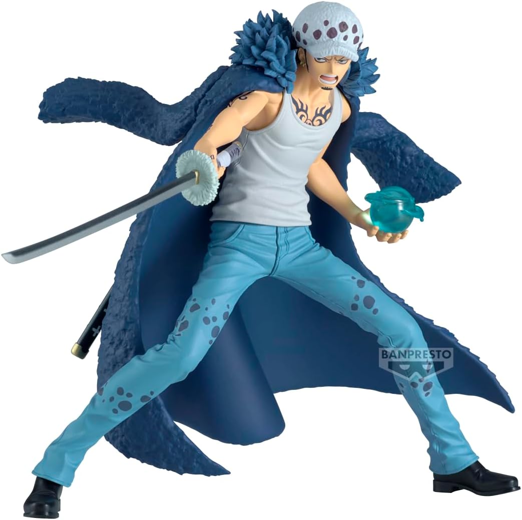 Banpresto Law II BP28692P One Piece Actiefiguur, Battle Record Collection, 15 cm, meerkleurig, voor anime-fans