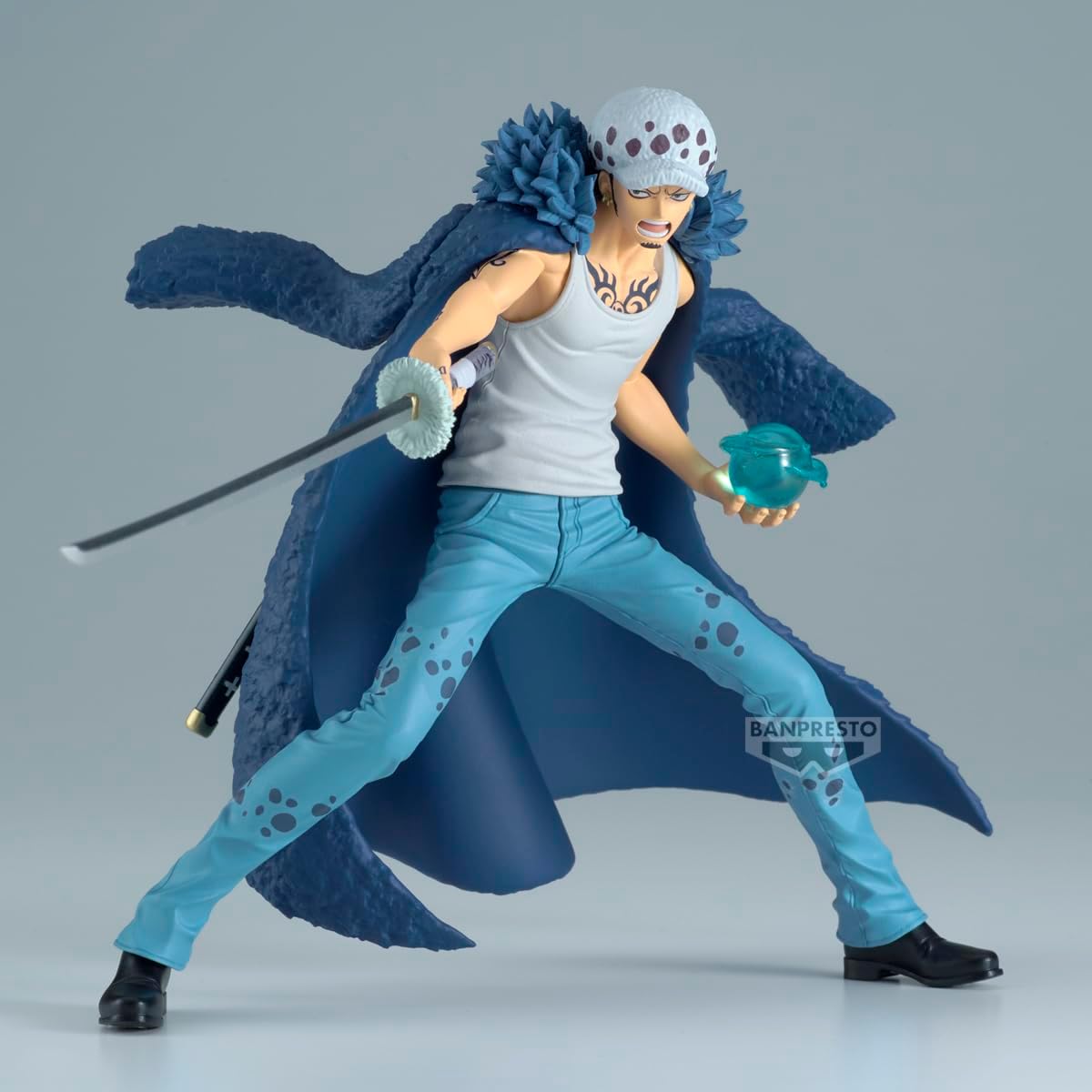 Banpresto Law II BP28692P One Piece Actiefiguur, Battle Record Collection, 15 cm, meerkleurig, voor anime-fans