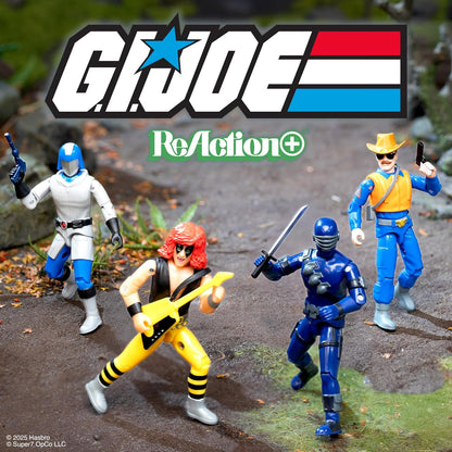 Super7 G.I. Joe Reaction+ Wave 03 (Cartoon) - Snake Eyes (Cartoon) Action Figure