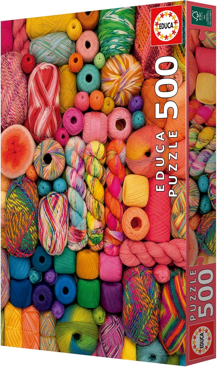 Educa - 500 Piece Jigsaw Puzzle for Adults | Themes. Includes Fix Puzzle Glue. Dimensions: 34 x 48 cm. Ages 11 and up (20172