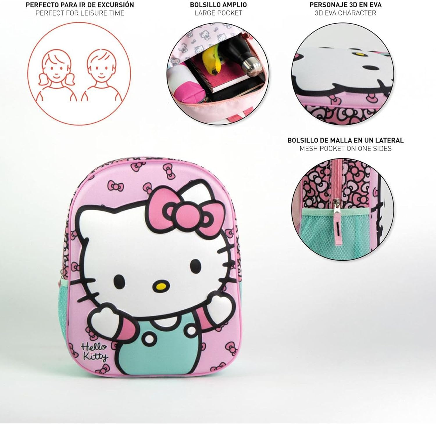 Hello Kitty - 3D Pink Backpack