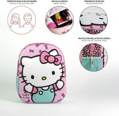 Hello Kitty - 3D Pink Backpack