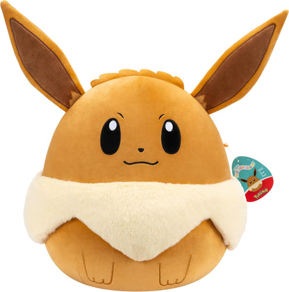 Squishmallows Original 14-Inch Eevee Pokémon Plush - Ultrasoft Official Jazwares Plush