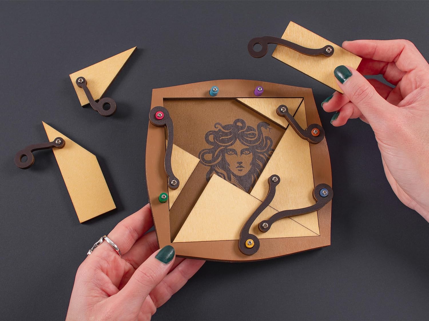 Constantin Medusa's Puzzle Brain Teaser Puzzle für Jugendliche, Erwachsene, Gehirnspiele