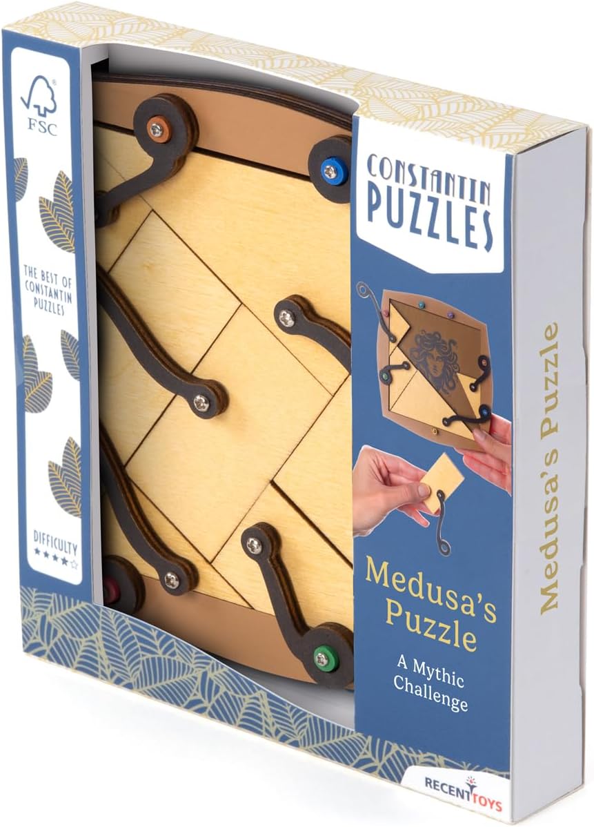 Constantin Medusa's Puzzle Brain Teaser Puzzle für Jugendliche, Erwachsene, Gehirnspiele