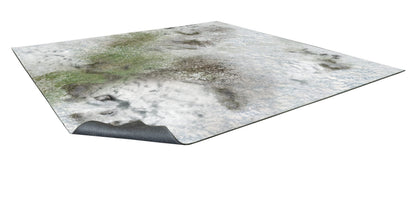 Battle Systems Terrain Winter Snowscape Game Mat 2x2 - Neoprene Playmat for Warhammer, D&D, Frostgrave and More!