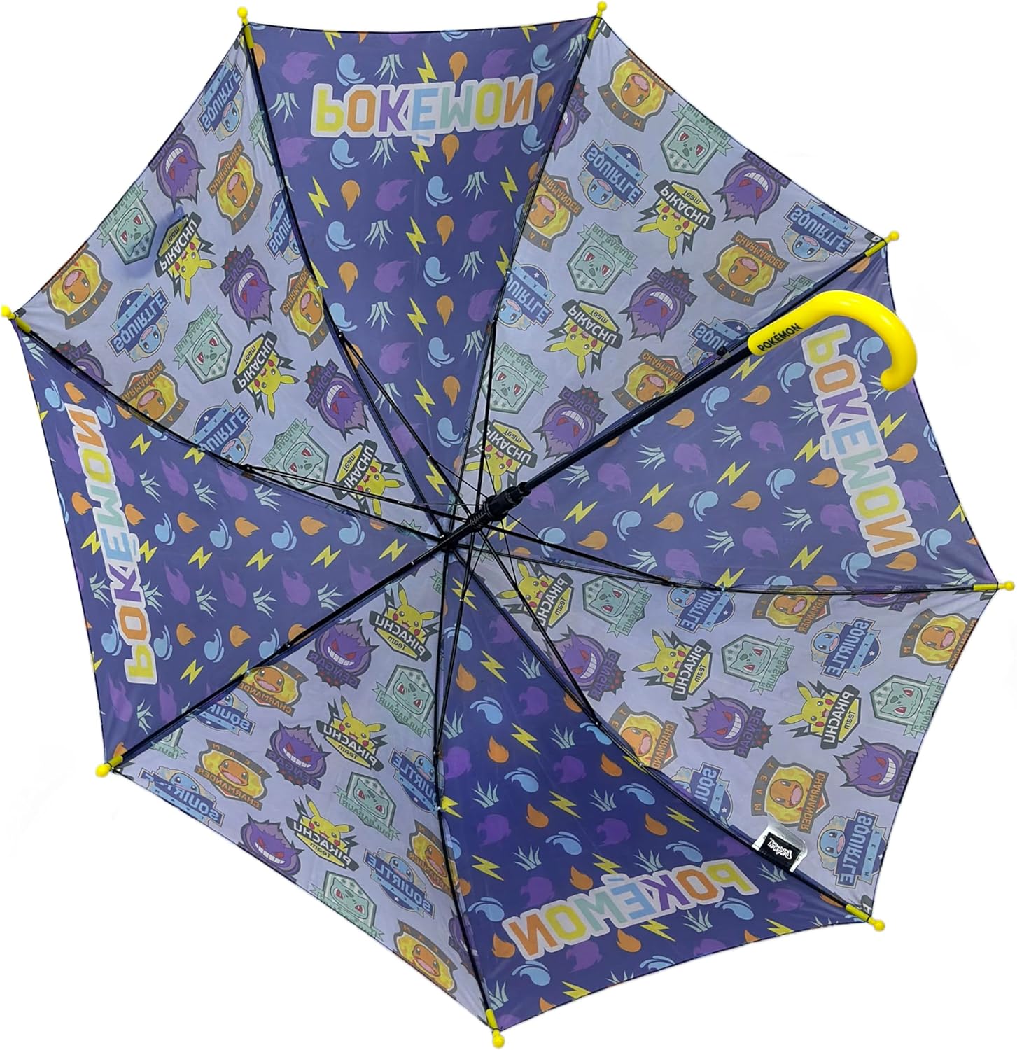 CyP Brands - Pokémon Regenschirm, Kinderschirm, Ø 54 cm, Kinderschirm, Automatik, Mehrfarbig, Offizielles Produkt, Mehrfarbig, mehrfarbig