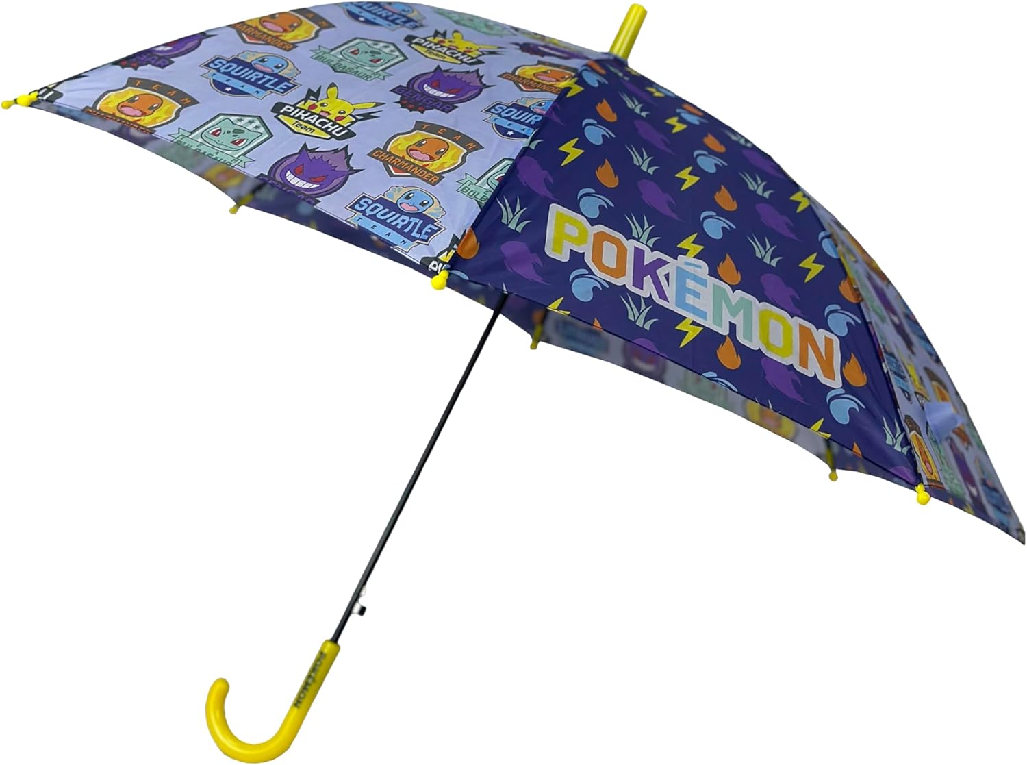 CyP Brands - Pokémon Regenschirm, Kinderschirm, Ø 54 cm, Kinderschirm, Automatik, Mehrfarbig, Offizielles Produkt, Mehrfarbig, mehrfarbig