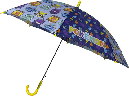 CyP Brands - Pokémon Regenschirm, Kinderschirm, Ø 54 cm, Kinderschirm, Automatik, Mehrfarbig, Offizielles Produkt, Mehrfarbig, mehrfarbig