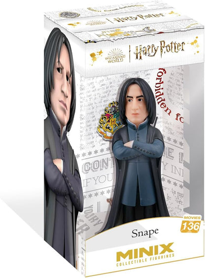 MINIX Bandai Figura de colección 12 cm, Harry Potter, Snape, Coleccionables para Exhibición, Idea de Regalo, Juguetes para Niños y Adultos, Fans De TV (MN18512)