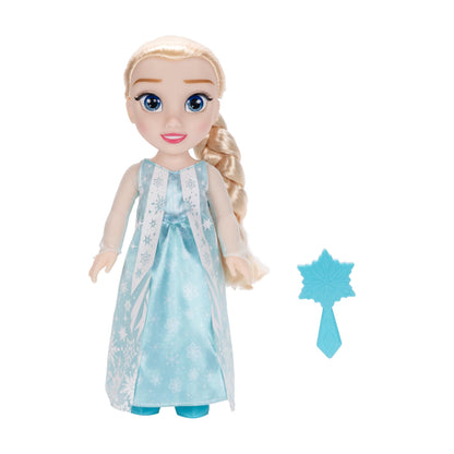 Disney Frozen Elsa Doll 35cm Articulated Doll including Styling Brush, Officially Licensed Frozen 2, Iconic Braided Hair and Detailed Outfit, Perfect Birthday for Girls Aged 3+