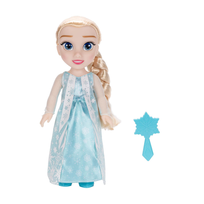 Disney Frozen Elsa Doll 35cm Articulated Doll including Styling Brush, Officially Licensed Frozen 2, Iconic Braided Hair and Detailed Outfit, Perfect Birthday for Girls Aged 3+