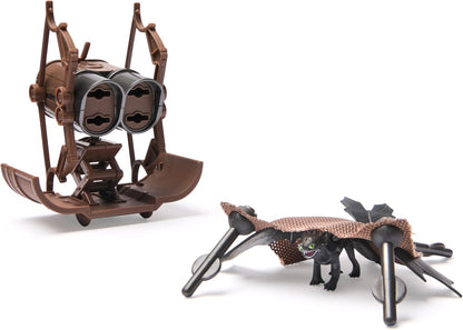 Dreamworks Dragons How to Train Your Dragon, 5-Pack Dragon Catcher Set with Hiccup’s Mangler Net Launcher, Kids Toys for Boys & Girls Ages 4 and up