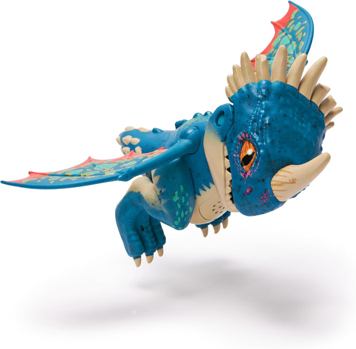 Dreamworks Dragons - Figura Mini Dragón Interactivo Nader Mortífero de Cómo Entrenar a tu Dragón, Mueve sus Alas y su Cabeza, + de 25 Sonidos - 6074240 - Juguetes Niños 4 Años + - Regalo Niño 4 Años +