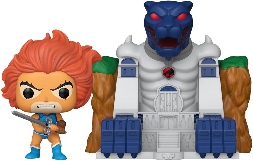 Funko POP! Town: TC - Lion-O With Cat's Lair - Thundercats - Collectable Vinyl Figure - Gift Idea - Official Merchandise - Toys for Kids & Adults - TV Fans - Model Figure for Collectors and Display