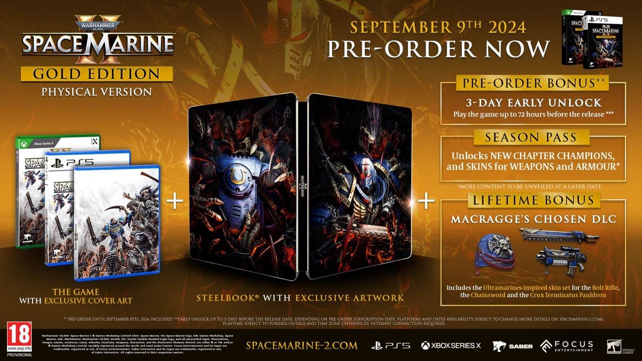 Warhammer 40.000 Space Marine Ii Gold Edition