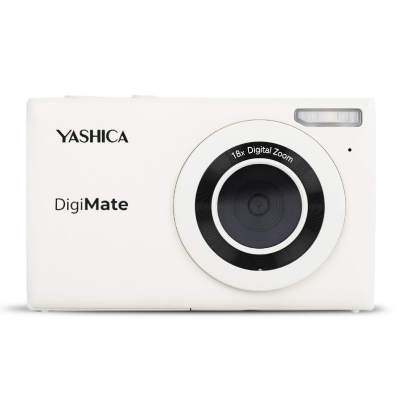 Yashica DigiMate 4K Digital Camera - 18X Zoom Supports Micro SD Cards Mini Camera for Teenagers