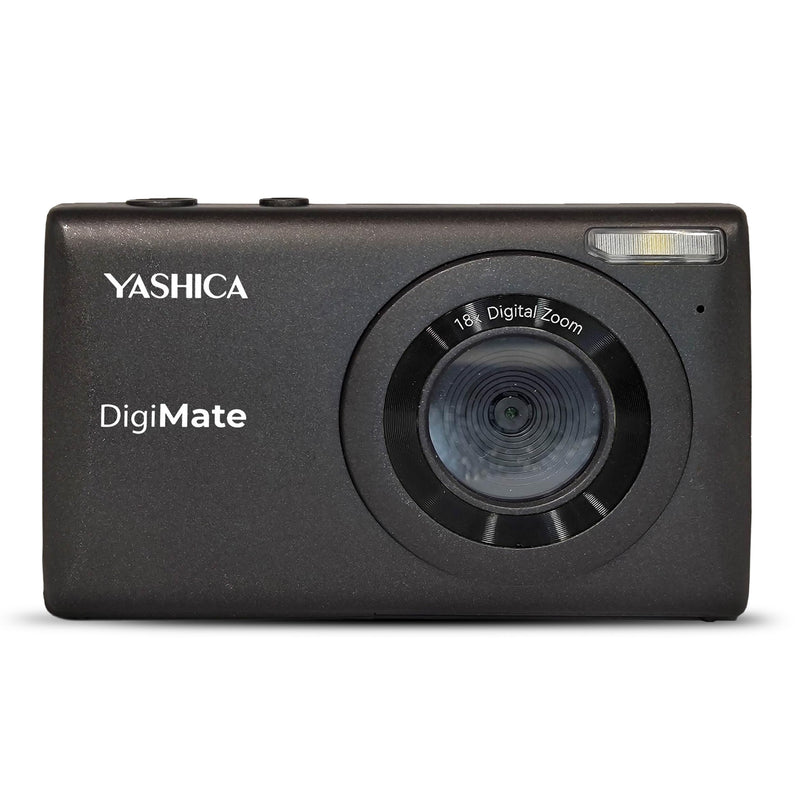 Yashica DigiMate 4K digitale camera, 18x zoom, compact en licht, ondersteunt micro SD-kaarten, ideaal voor reizen, buiten en dagelijks gebruik