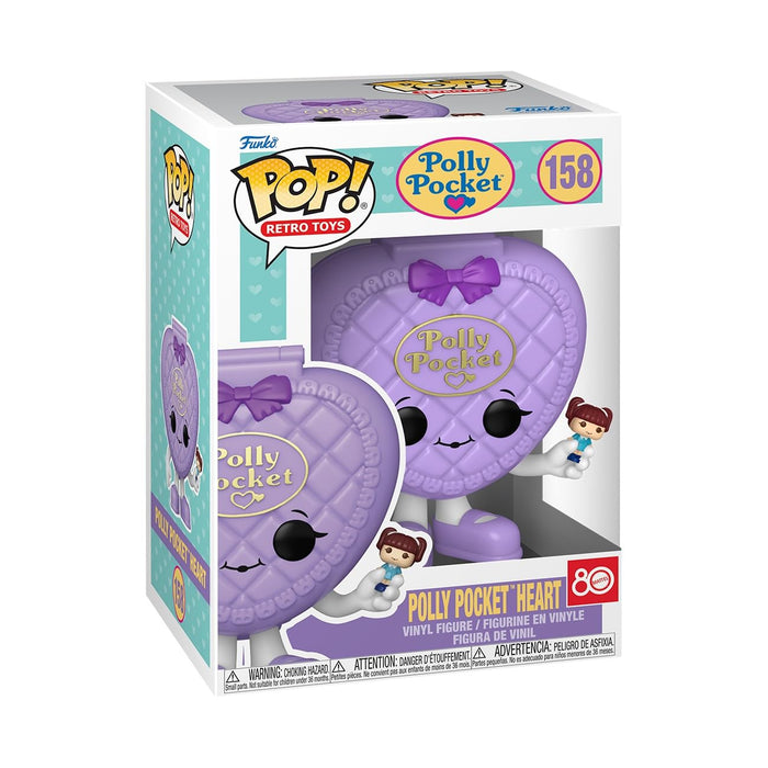 Funko Pop! Vinyl: Polly Pocket Shell Pocket - Heart Shell - Purple - Collectable Vinyl Figure - Gift Idea - Official Merchandise - Toys for Kids & Adults - Ad Icons Fans - Model Figure for Collectors