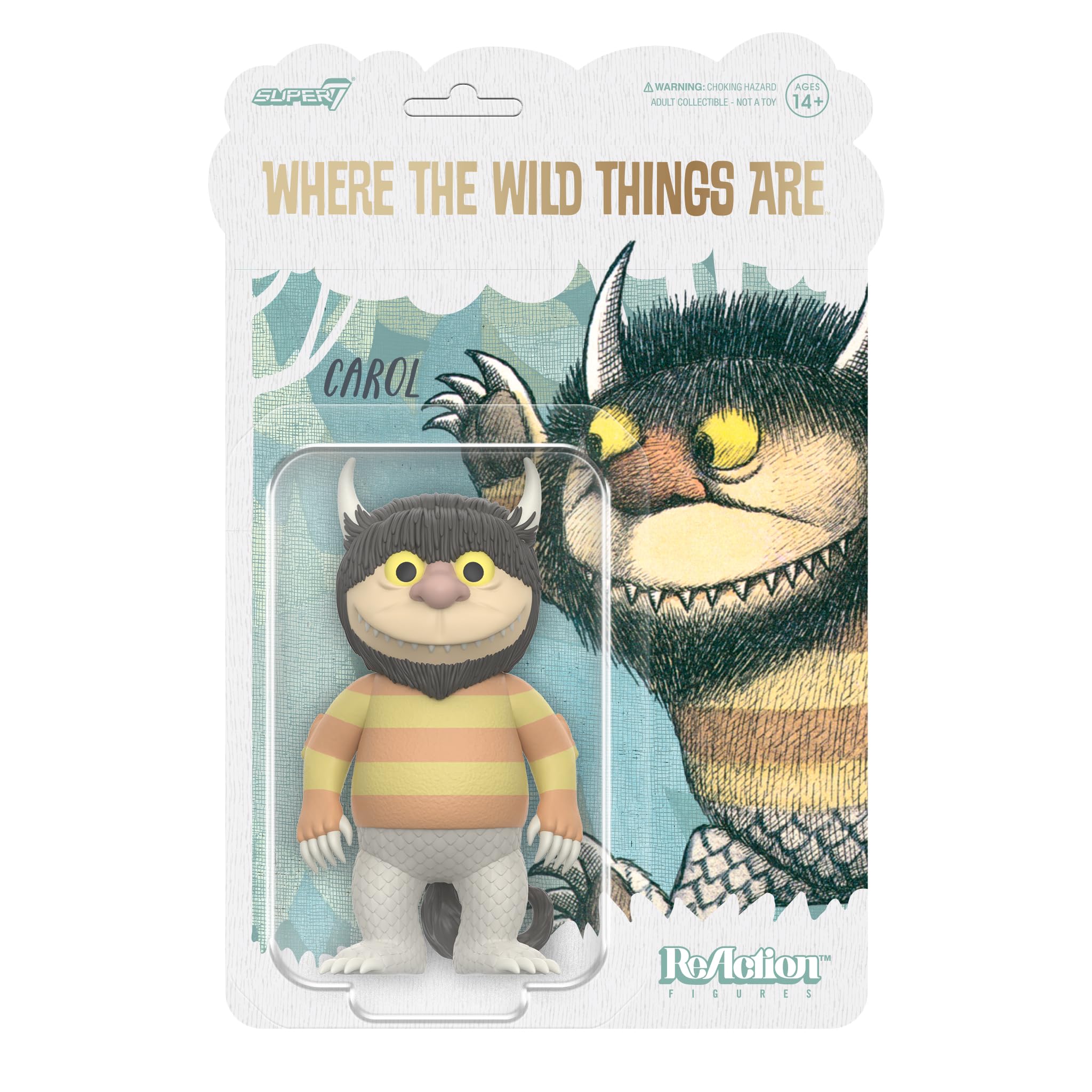 Super7 Where The Wild Things are Reaction Figures Wave 01 - Carol (Monster) Action Figure
