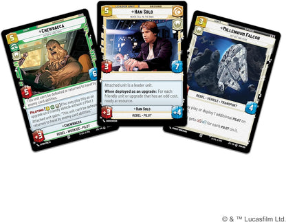 Fantasy Flight Games - Star Wars: Unlimited Trading Card Game - Jump to Lightspeed Han Solo SPOTLIGHT DECK - Ready-to-Play 50-Card Deck with Exclusive Cards, Ages 12+, 2+ Players, 20 Minute Playtime