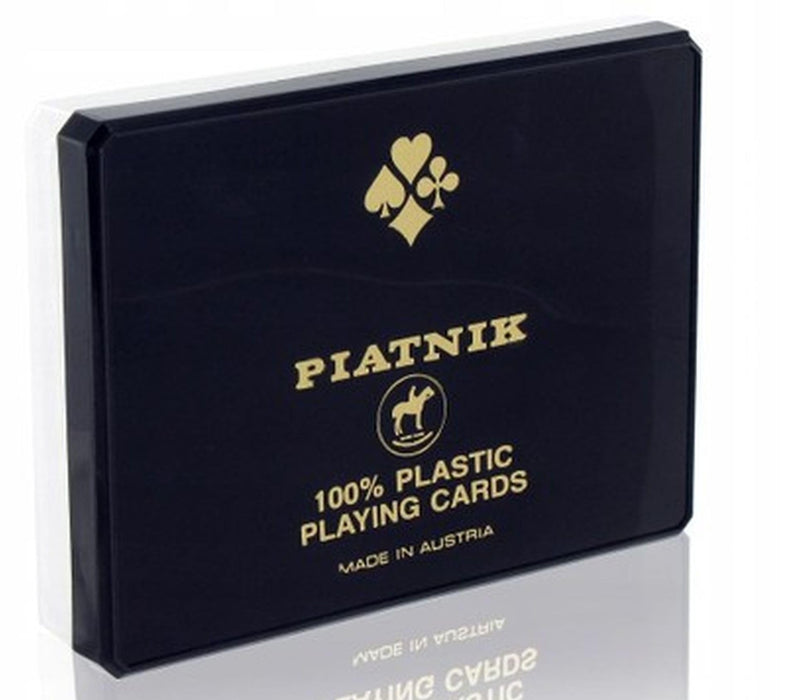 100% Plastic Double Deck Playing Cards from Piatnik | Card Game | Pack of cards | Family Games | Great Gift