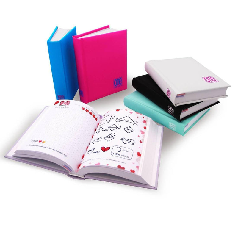 AGENDA MARCHIO BLASETTI MODELLO BLASETTI ONE COLOR DIARIO RAGAZZA 12 MESI NON DATATO CM 13x18 8014