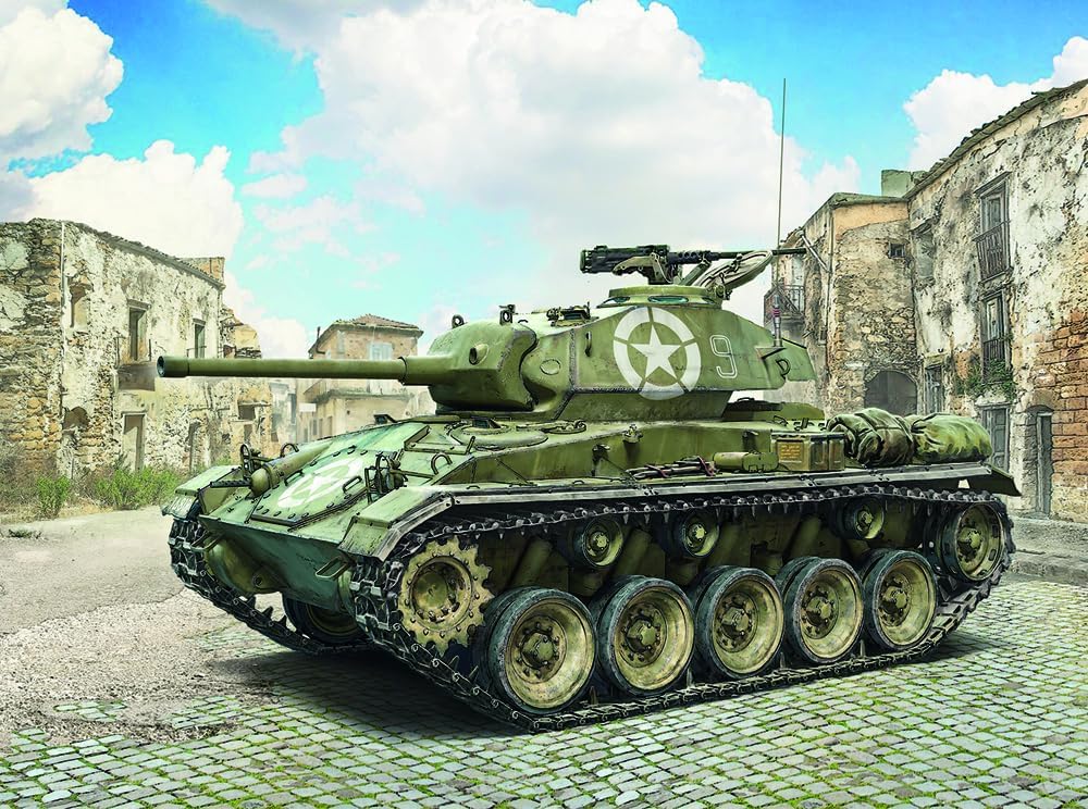 Italeri 6761 M24 Chaffee 1:35 Scale Plastic Model Kit/Model Assembly