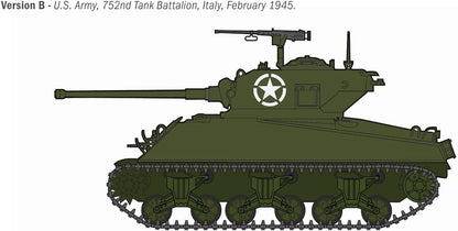 Italeri 96440 M4A3 76mm Wet Sherman, 1:35 Scale, Plastic Model Kit/Model Assembly